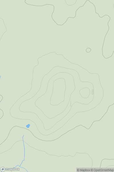 Thumbnail image for Barton Hill [Central and Eastern England] showing contour plot for surrounding peak